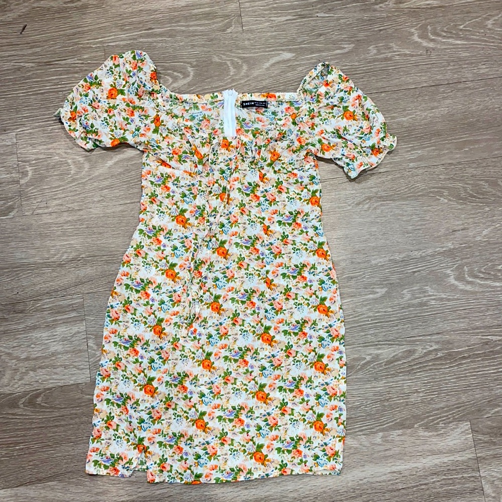 Shein floral dress